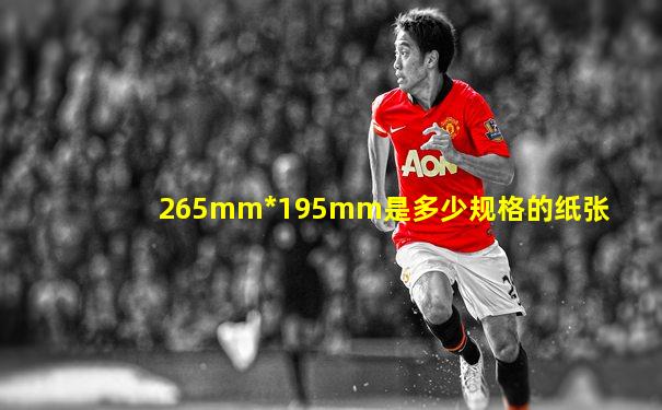 265mm*195mm是多少规格的纸张