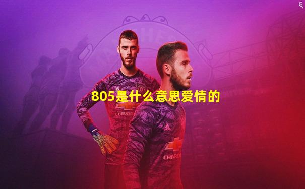 805是什么意思爱情的