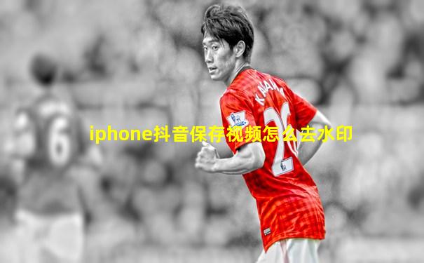 iphone抖音保存视频怎么去水印