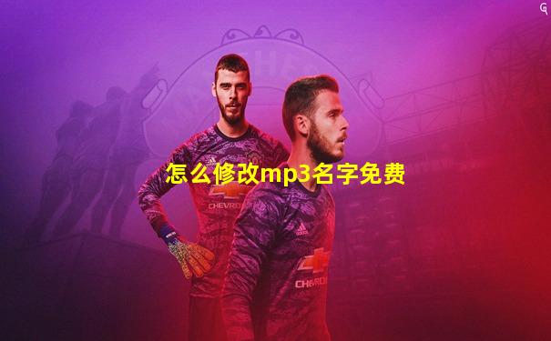 怎么修改mp3名字免费
